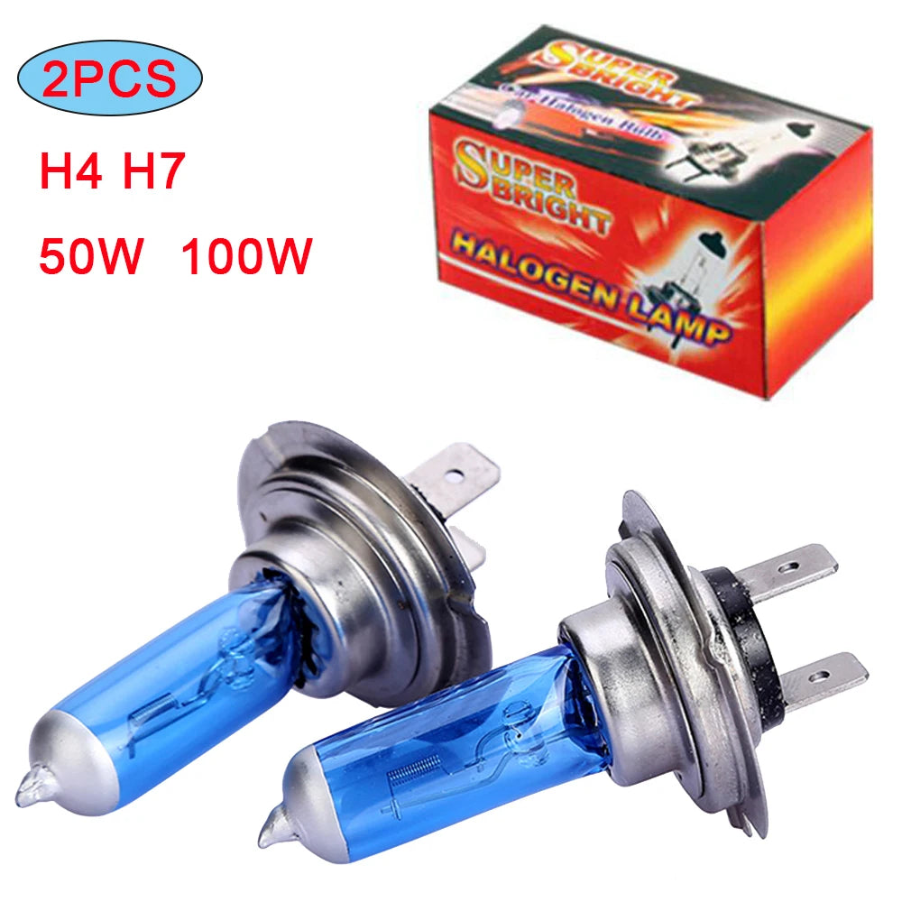 Becuri Auto Super White Halogen Puternice